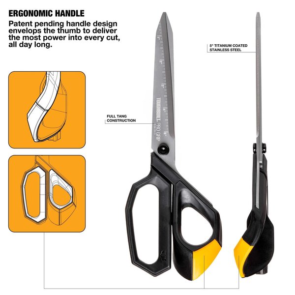 Toughbuilt 11″ Pro Grip Shears TB-H4-70-11